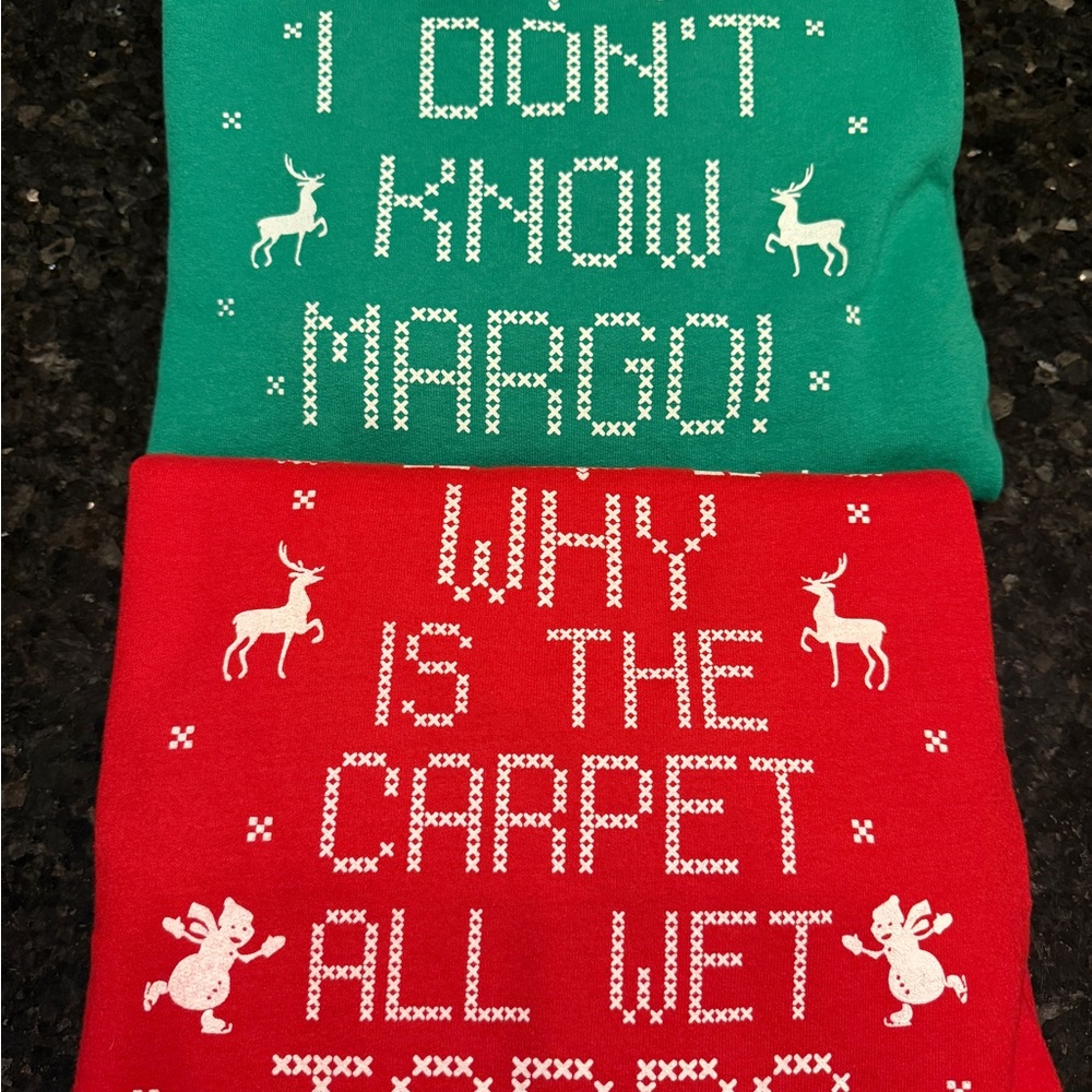 🎄Christmas Vacation Green and Red Holiday sweatshirts